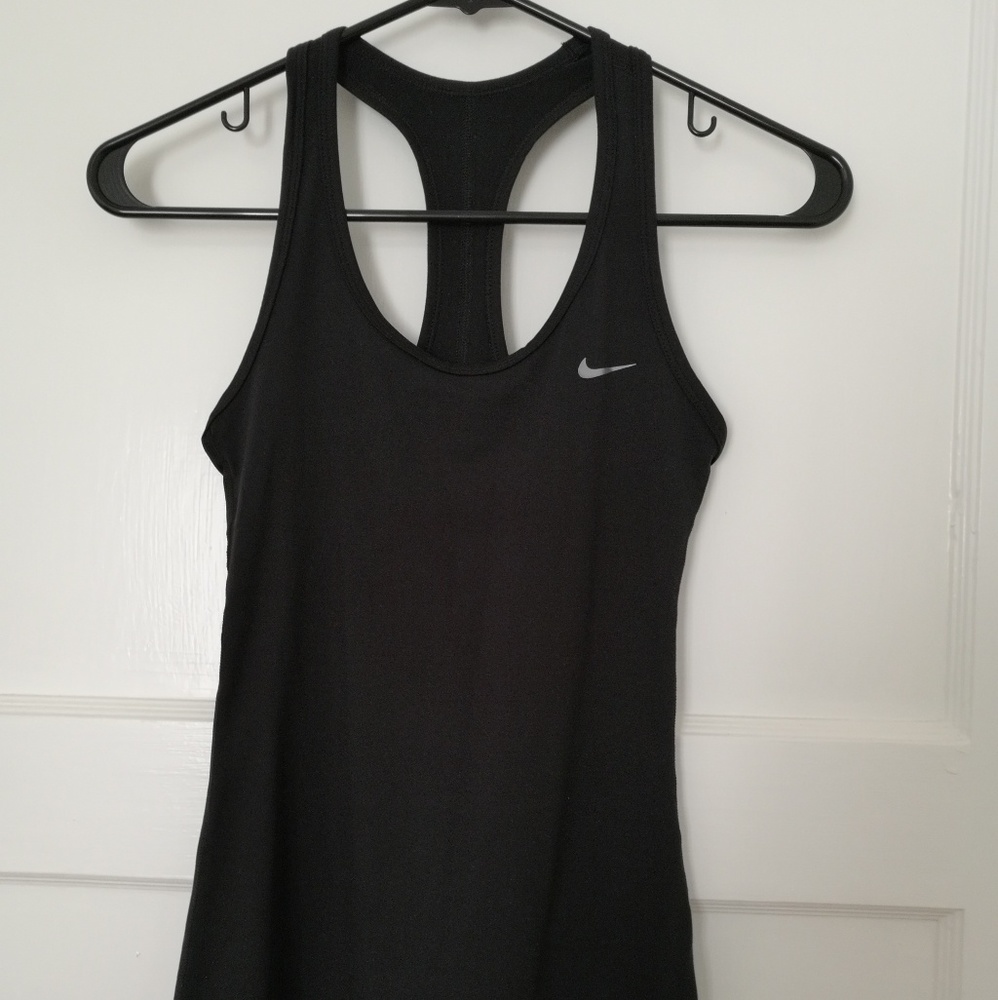 Womens XS Nike Black Racerback Dri-Fit T-Shirt